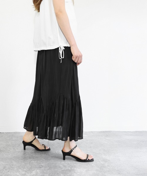 SOROTTO(ソロット)の「【軽量】華奢なダブルストラップのプレートヒールサンダル(サンダル・レディース・ブラック/ブラウン/アイボリー/シルバー・M/S/LL/L)」の5枚目の写真