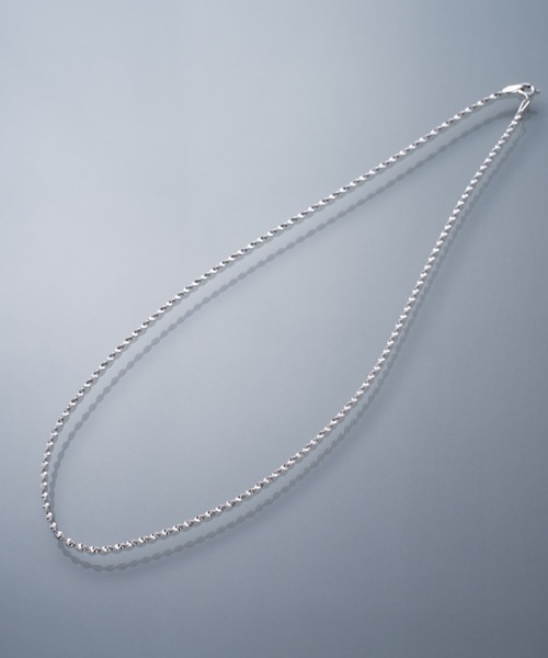 YArKA（ヤーカ）の「【YArKA/ヤーカ】helix chain narrow necklace [TOLN40] / 螺旋フラットチェーン細ネックレス（ネックレス・メンズ・シルバー・FREE）」の3枚目の写真