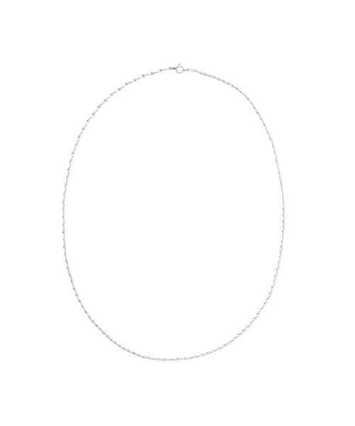 YArKA（ヤーカ）の「【YArKA/ヤーカ】helix chain narrow necklace [TOLN40] / 螺旋フラットチェーン細ネックレス（ネックレス・メンズ・シルバー・FREE）」の5枚目の写真