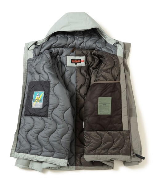 WILD THINGS(ワイルドシングス)の「【別注】WILD THINGS / DENARI MONSTER PARKA(ブルゾン・メンズ・ブラック/オリーブ・SMALL/MEDIUM/LARGE/X-LARGE)」の8枚目の写真