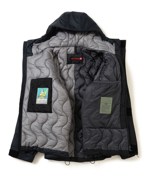 WILD THINGS(ワイルドシングス)の「【別注】WILD THINGS / DENARI MONSTER PARKA(ブルゾン・メンズ・ブラック/オリーブ・SMALL/MEDIUM/LARGE/X-LARGE)」の12枚目の写真
