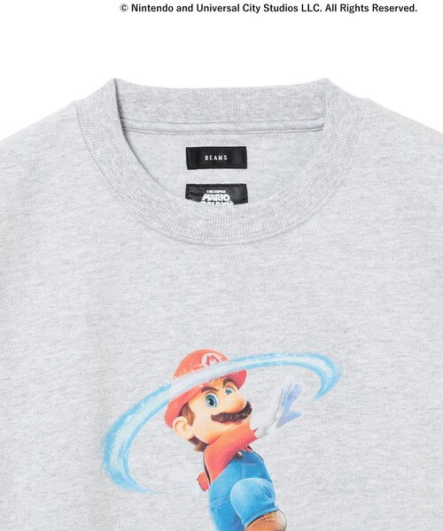 BEAMS（ビームス）の「ザ・スーパーマリオギャラクシー・ムービー / CHARACTER SWEAT（Tシャツ/カットソー・メンズ・ブラック/グレー・L/M/S）」の4枚目の写真