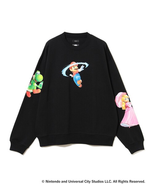 BEAMS（ビームス）の「ザ・スーパーマリオギャラクシー・ムービー / CHARACTER SWEAT（Tシャツ/カットソー・メンズ・ブラック/グレー・L/M/S）」の8枚目の写真