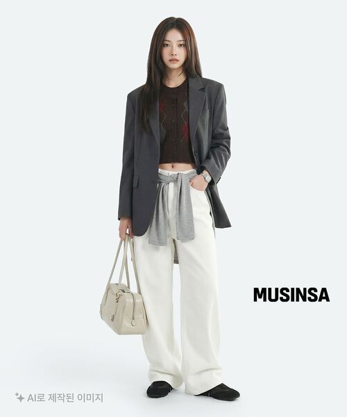 Majournee(マジョネ)の「BASIC BOAT NECK TOP_MELANGE(Tシャツ/カットソー・レディース・その他・FREE)」の3枚目の写真