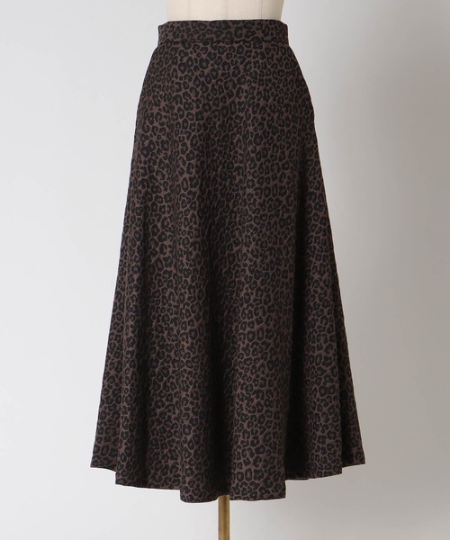 DRESSLAVE(ドレスレイブ)の「【B7/ベーセッツ】leopard jacquard skirt(レオパードジャカードスカート)(スカート・レディース・ブラウン・38/36)」の5枚目の写真