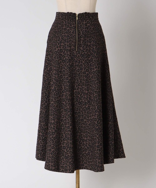 DRESSLAVE(ドレスレイブ)の「【B7/ベーセッツ】leopard jacquard skirt(レオパードジャカードスカート)(スカート・レディース・ブラウン・38/36)」の7枚目の写真