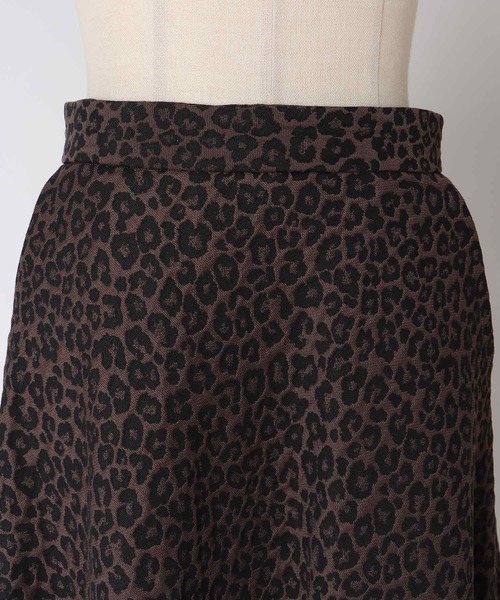 DRESSLAVE(ドレスレイブ)の「【B7/ベーセッツ】leopard jacquard skirt(レオパードジャカードスカート)(スカート・レディース・ブラウン・38/36)」の8枚目の写真