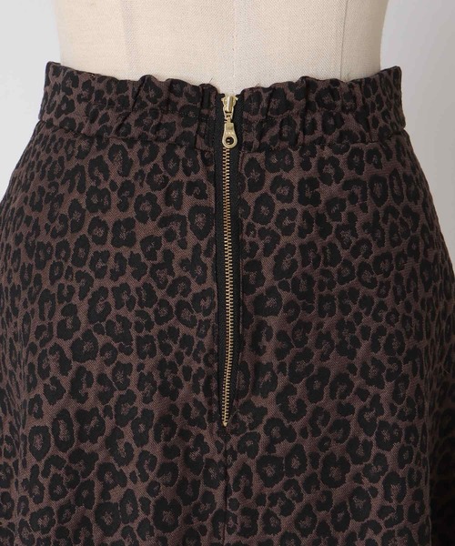 DRESSLAVE(ドレスレイブ)の「【B7/ベーセッツ】leopard jacquard skirt(レオパードジャカードスカート)(スカート・レディース・ブラウン・38/36)」の9枚目の写真