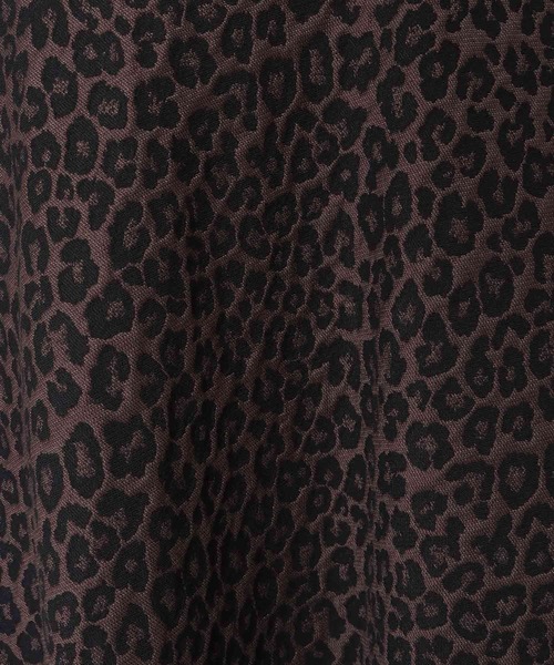 DRESSLAVE(ドレスレイブ)の「【B7/ベーセッツ】leopard jacquard skirt(レオパードジャカードスカート)(スカート・レディース・ブラウン・38/36)」の10枚目の写真