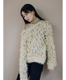 handmade shaggy knit