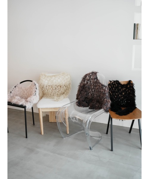 Katrin TOKYO(カトリーントーキョー)の「handmade shaggy knit(ニット/セーター・レディース・ブラウン系その他/ブラック/ベージュ/ピンク・XS/FREE)」の5枚目の写真