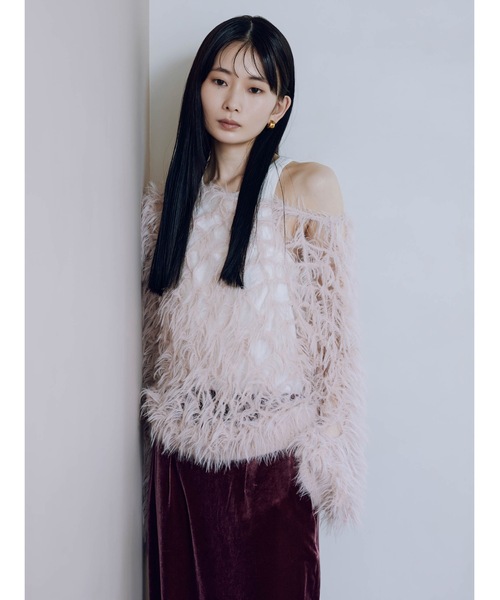 Katrin TOKYO(カトリーントーキョー)の「handmade shaggy knit(ニット/セーター・レディース・ブラウン系その他/ブラック/ベージュ/ピンク・XS/FREE)」の10枚目の写真