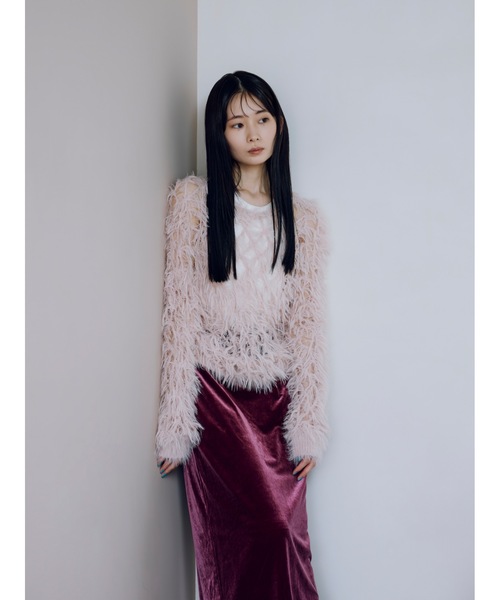 Katrin TOKYO(カトリーントーキョー)の「handmade shaggy knit(ニット/セーター・レディース・ブラウン系その他/ブラック/ベージュ/ピンク・XS/FREE)」の13枚目の写真
