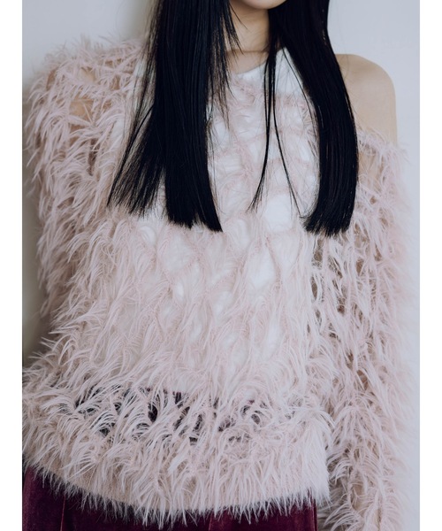 Katrin TOKYO(カトリーントーキョー)の「handmade shaggy knit(ニット/セーター・レディース・ブラウン系その他/ブラック/ベージュ/ピンク・XS/FREE)」の15枚目の写真