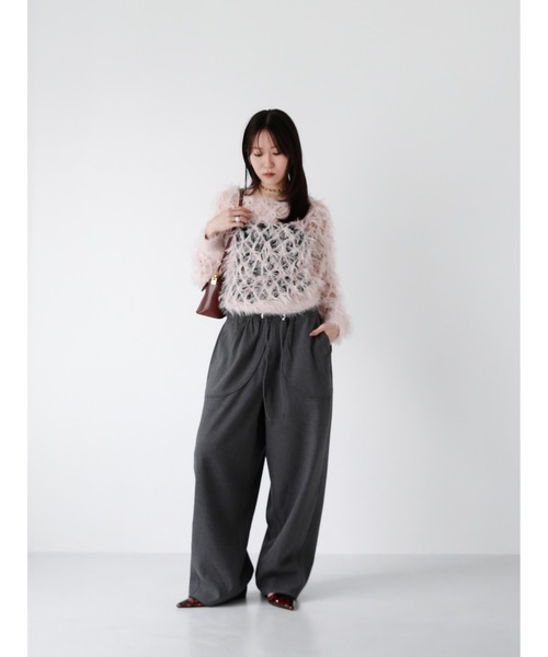 Katrin TOKYO(カトリーントーキョー)の「handmade shaggy knit(ニット/セーター・レディース・ブラウン系その他/ブラック/ベージュ/ピンク・XS/FREE)」の17枚目の写真