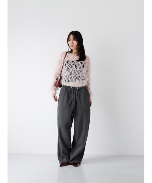 Katrin TOKYO(カトリーントーキョー)の「handmade shaggy knit(ニット/セーター・レディース・ブラウン系その他/ブラック/ベージュ/ピンク・XS/FREE)」の18枚目の写真