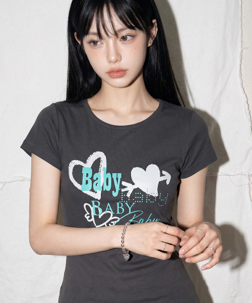THE GREEN LAB（ザグリーンラボ）の「BABY ボートネックスリム半袖Tシャツ [ライトピンク]（Tシャツ/カットソー・レディース・その他・FREE）」の10枚目の写真