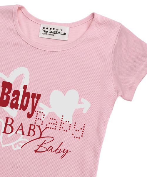 THE GREEN LAB（ザグリーンラボ）の「BABY ボートネックスリム半袖Tシャツ [ライトピンク]（Tシャツ/カットソー・レディース・その他・FREE）」の14枚目の写真