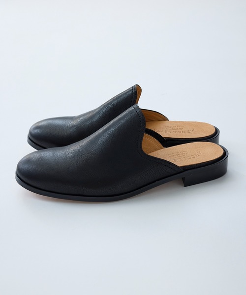 ARCOLLETTA PADRONE(アルコレッタ パドローネ)の「【ARCOLLETTA PADRONE】CUT OFF SLIP ON TK8394-2101-24A(スリッポン・メンズ・ブラック・40/41/42)」の2枚目の写真