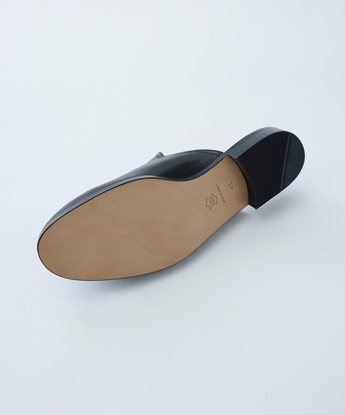 ARCOLLETTA PADRONE(アルコレッタ パドローネ)の「【ARCOLLETTA PADRONE】CUT OFF SLIP ON TK8394-2101-24A(スリッポン・メンズ・ブラック・40/41/42)」の5枚目の写真