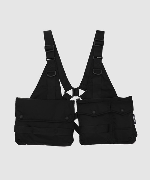 COMME des GARCONS HOMME(コム デ ギャルソン・オム)の「NYLON TWILL WEIST-LIG BAG(ボディバッグ/ウエストポーチ・メンズ・ブラック・ONE SIZE)」の1枚目の写真