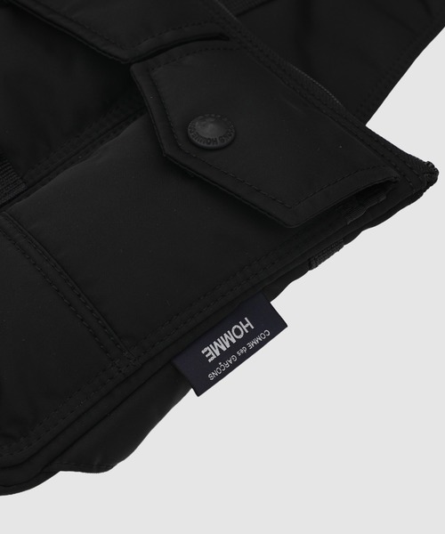 COMME des GARCONS HOMME(コム デ ギャルソン・オム)の「NYLON TWILL WEIST-LIG BAG(ボディバッグ/ウエストポーチ・メンズ・ブラック・ONE SIZE)」の5枚目の写真