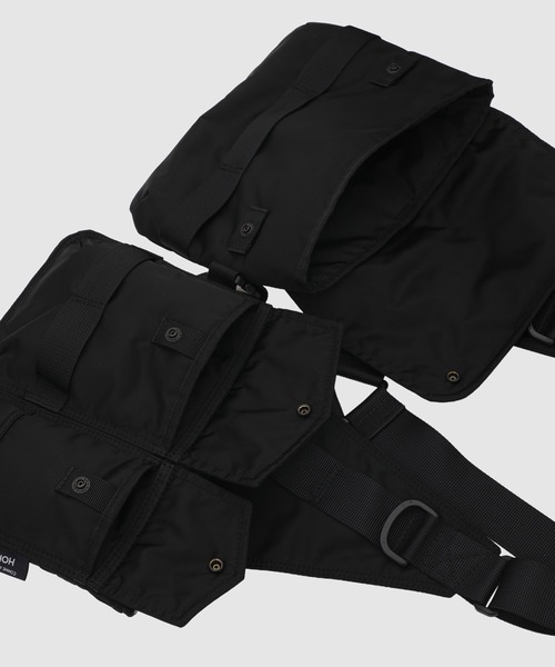 COMME des GARCONS HOMME(コム デ ギャルソン・オム)の「NYLON TWILL WEIST-LIG BAG(ボディバッグ/ウエストポーチ・メンズ・ブラック・ONE SIZE)」の7枚目の写真