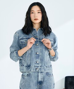 セール】《セットアップ対応》コンパクトデニムジャケット（デニム