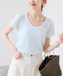 CAROUSE LAMBRA（ケラウズランブラ）の「《追加》CaRouseLamBRa/ケラウズランブラ シアーリブTシャツ 261-466SO（Tシャツ/カットソー）」