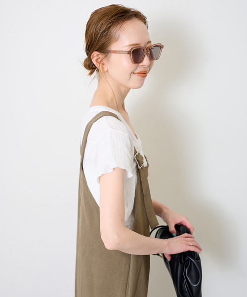 CAROUSE LAMBRA(ケラウズランブラ)の「《追加》CaRouseLamBRa/ケラウズランブラ シアーリブTシャツ 261-466SO(Tシャツ/カットソー・レディース・ホワイト/スカイブルー/ピンク・FREE)」の9枚目の写真