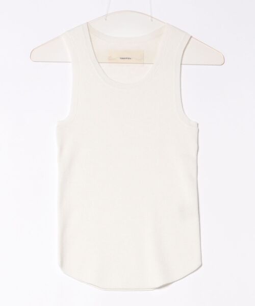 TODAYFUL（トゥデイフル）の「TODAYFUL Roundhem Knit Tanktop（ニット/セーター・レディース・グレー/ダークブラウン・FREE）」の3枚目の写真