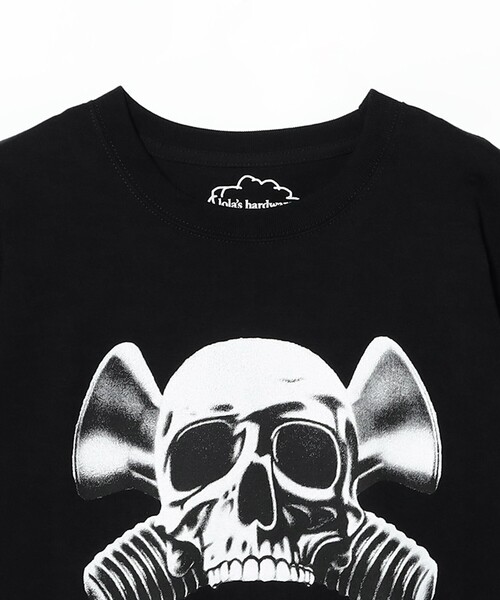 BEAMS T(ビームスティー)の「LOLA'S HARDWARE / 'SKULL BOLT’ T-Shirt(Tシャツ/カットソー・メンズ・ブラック・L/M/XL)」の3枚目の写真