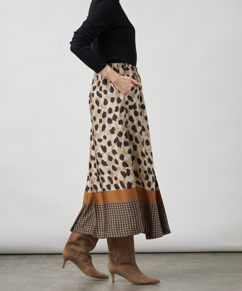 VERMEIL par iena(ヴェルメイユパーイエナ)の「Leopard Panel スカート(スカート・レディース・その他4・FREE)」の11枚目の写真