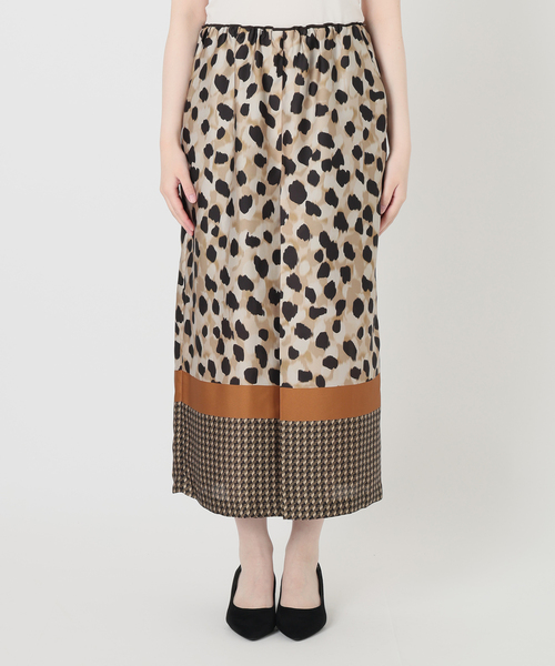 VERMEIL par iena(ヴェルメイユパーイエナ)の「Leopard Panel スカート(スカート・レディース・その他4・FREE)」の12枚目の写真