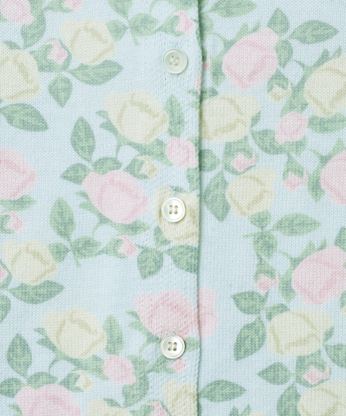 TTUDEMENT（トュードメント）の「ROSE PRINTED CARDIGAN_LIGHT BLUE（カーディガン/ボレロ・レディース・その他・FREE）」の7枚目の写真