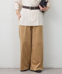 エコスエードワイドイージーパンツ