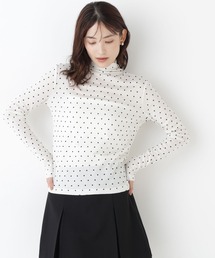 ハイネックカットソー