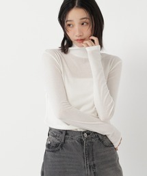 ハイネックカットソー