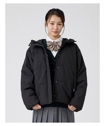 EASTBOY | ブルゾン 中綿 ショート丈 フード 制服 スクールブルゾン 中学生 高校生(ブルゾン)