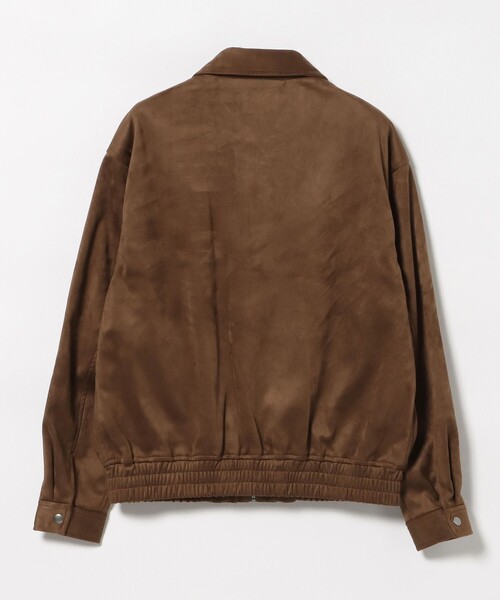 BEAMS HEART(ビームスハート)の「フェイクスエード クラシック ブルゾン(ライダースジャケット・メンズ・ブラウン/ダークブラウン・MEDIUM/SMALL/LARGE)」の18枚目の写真