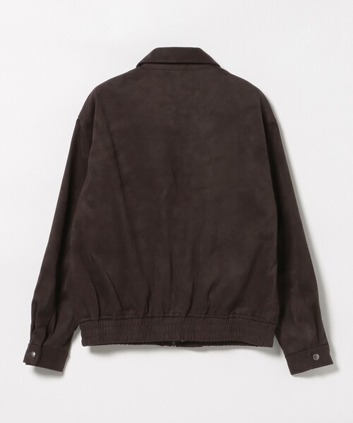 BEAMS HEART(ビームスハート)の「フェイクスエード クラシック ブルゾン(ライダースジャケット・メンズ・ブラウン/ダークブラウン・MEDIUM/SMALL/LARGE)」の7枚目の写真