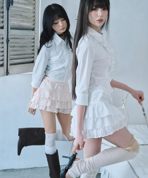 REISE MIYA（レイズミヤ）の「リリフリルスカート [ベイビーピンク]（スカート・レディース・その他・SMALL/MEDIUM）」の6枚目の写真
