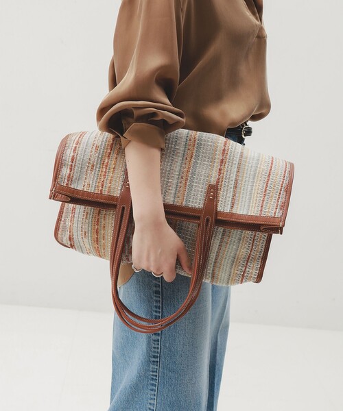Demi-Luxe BEAMS(デミルクス ビームス)の「A VACATION / ROCK2 CINNAMON トートバッグ(トートバッグ・レディース・ブラウン系その他・ONE SIZE)」の2枚目の写真