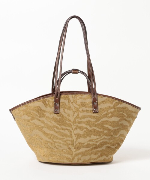 Demi-Luxe BEAMS(デミルクス ビームス)の「A VACATION / ZEBRA MADAM トートバッグ(トートバッグ・レディース・ライトブラウン・ONE SIZE)」の4枚目の写真