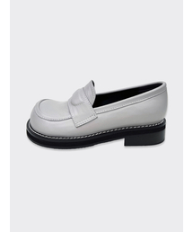 hippu（ヒプ）の「Chubby  Loafer [Grey]（ローファー）」