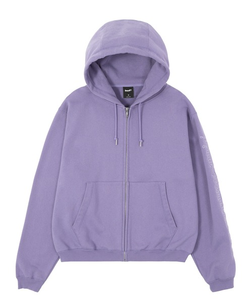 HUF(ハフ)の「OLYMPIA FULL ZIP HOODIE(パーカー・メンズ・ブラック/パープル/カモフラージュ・S/M/L/XL)」の7枚目の写真