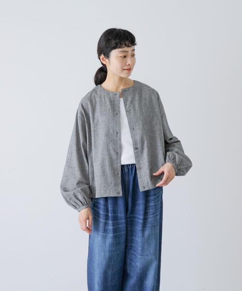 かぐれ(カグレ)の「ギャザースリーブ2WAYカーディガン(カーディガン/ボレロ・レディース・オフホワイト/ブラック・FREE)」の20枚目の写真