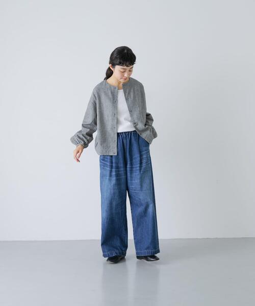 かぐれ(カグレ)の「ギャザースリーブ2WAYカーディガン(カーディガン/ボレロ・レディース・オフホワイト/ブラック・FREE)」の22枚目の写真