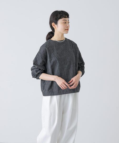 かぐれ(カグレ)の「ギャザースリーブ2WAYカーディガン(カーディガン/ボレロ・レディース・オフホワイト/ブラック・FREE)」の11枚目の写真