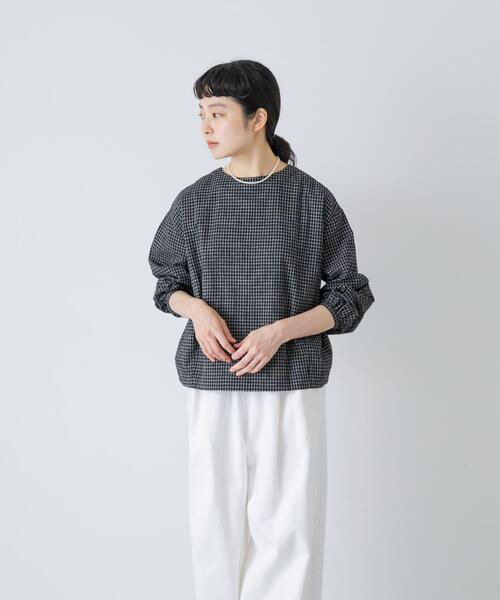 かぐれ(カグレ)の「ギャザースリーブ2WAYカーディガン(カーディガン/ボレロ・レディース・オフホワイト/ブラック・FREE)」の12枚目の写真
